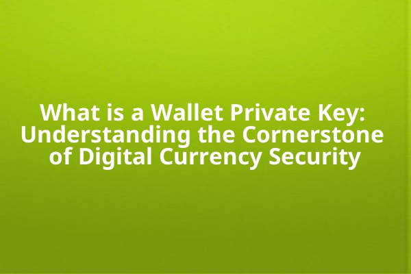 What is a Wallet Private Key: Understanding the Cornerstone of Digital Currency Security