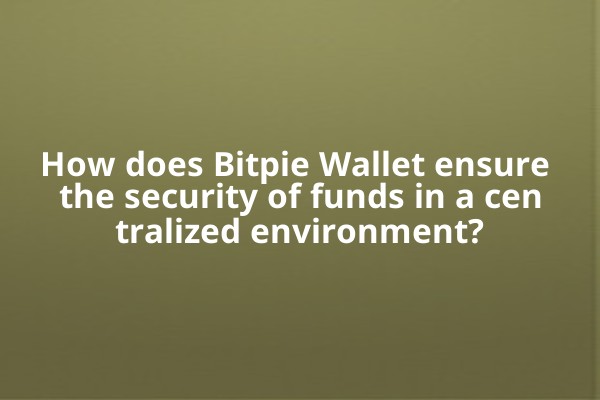 How does Bitpie Wallet ensure the security of funds in a centralized environment?