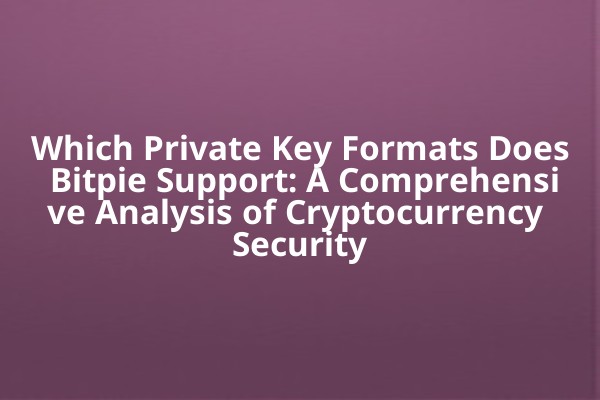 Which Private Key Formats Does Bitpie Support: A Comprehensive Analysis of Cryptocurrency Security