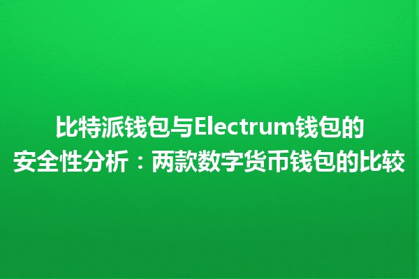 比特派钱包与Electrum钱包的安全性分析：两款数字货币钱包的比较