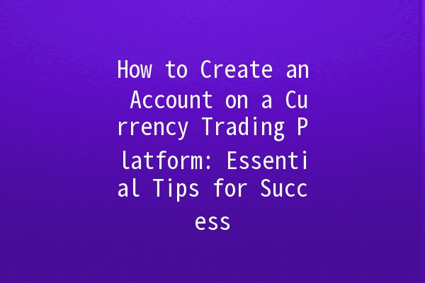 How to Create an Account on a Currency Trading Platform: Essential Tips for Success 💱🚀 How to Create an Account on a Currency Trading Platform: Essential Tips for Success 💱🚀